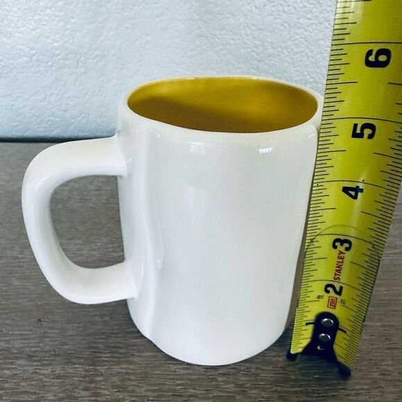 Rae Dunn My Cup of Tea Yellow Ceramic Mug - Picture 2 of 4